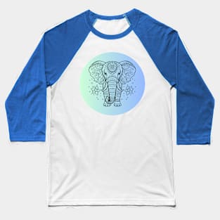 Zen Elephant Baseball T-Shirt